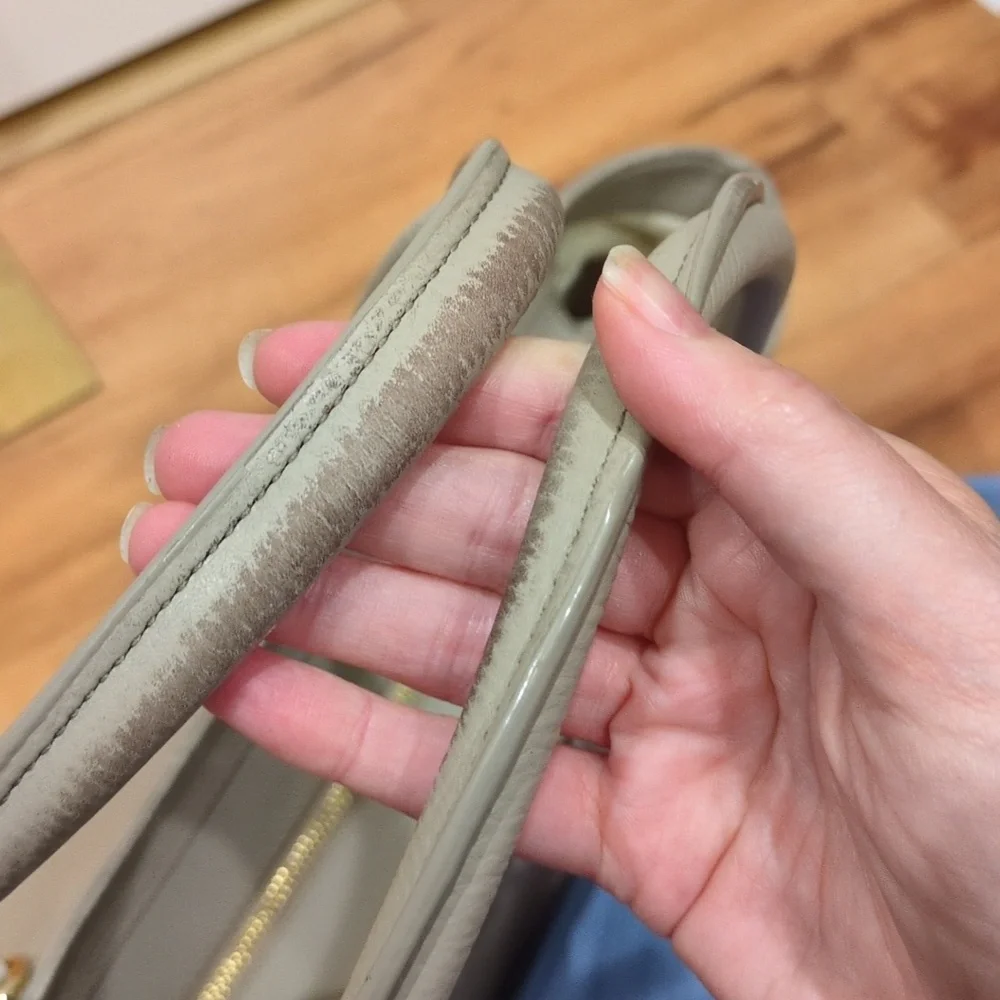 Kate Spade PROJECT Renny Drive Francis in clocktower Taupe Bag STORYBOOK Lining - Picture 8 of 15